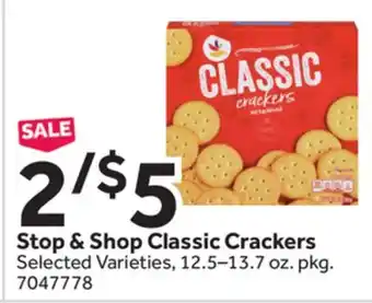 Stop&Shop Stop & Shop Classic Crackers offer