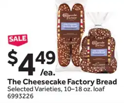 Stop&Shop The Cheesecake Factory Bread offer