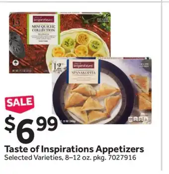 Stop&Shop Taste of Inspirations Appetizers offer