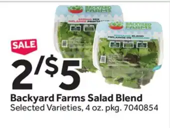 Stop&Shop Backyard Farms Salad Blend offer