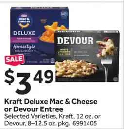 Stop&Shop Kraft Deluxe Mac & Cheese or Devour Entree offer