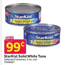 Stop&Shop StarKist Solid White Tuna offer