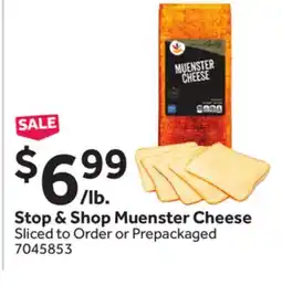 Stop&Shop Stop & Shop Muenster Cheese offer