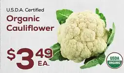 DeCicco & Sons Organic Cauliflower offer