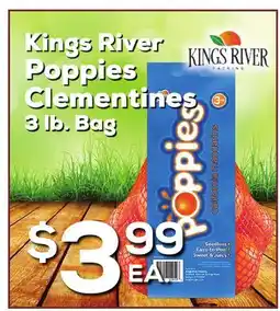 DeCicco & Sons Kings River Poppies Clementines offer