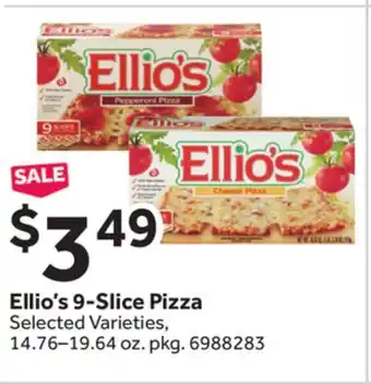 Stop&Shop Ellio's 9-Slice Pizza offer