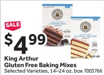 Stop&Shop King Arthur Gluten Free Baking Mixes offer