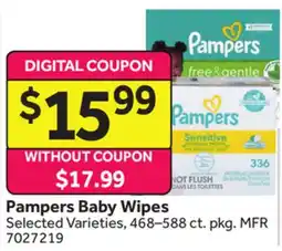 Stop&Shop Pampers Baby Wipes offer