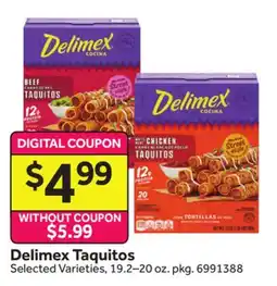 Stop&Shop Delimex Taquitos offer