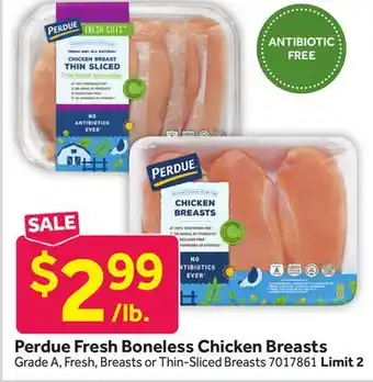 Stop&Shop Perdue Fresh Boneless Chicken Breasts offer