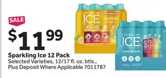 Stop&Shop Sparkling Ice 12 Pack offer