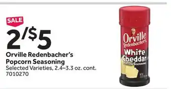 Stop&Shop Orville Redenbacher's Popcorn Seasoning offer