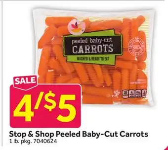 Stop&Shop Stop & Shop Peeled Baby-Cut Carrots offer