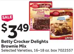 Stop&Shop Betty Crocker Delights Brownie Mix offer