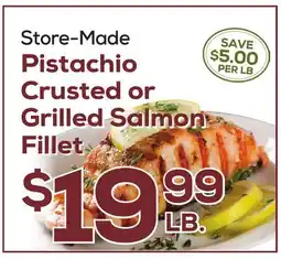 DeCicco & Sons Pistachio Crusted or Grilled Salmon Fillet offer