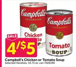 Stop&Shop Campbell's Chicken or Tomato Soup offer