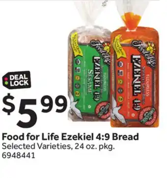 Stop&Shop Food for Life Ezekiel 4: 9 Bread offer