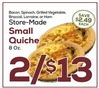 DeCicco & Sons Small Quiche offer