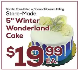 DeCicco & Sons 5 Winter Wonderland Cake offer