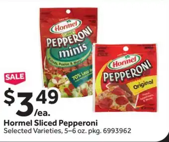 Stop&Shop Hormel Sliced Pepperoni offer