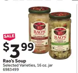 Stop&Shop Rao's Soup offer