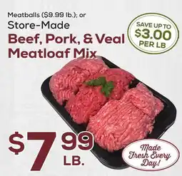 DeCicco & Sons Beef, Pork, & Veal Meatloaf Mix offer