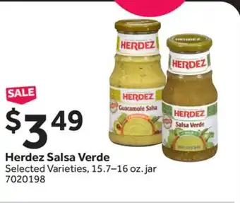 Stop&Shop Herdez Salsa Verde offer