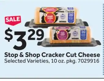 Stop&Shop Stop & Shop Cracker Cut Cheese offer