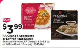 Stop&Shop P. F. Chang's Appetizers or Saffron Road Entrée offer