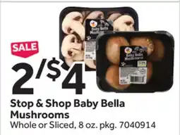 Stop&Shop Stop & Shop Baby Bella Mushrooms offer