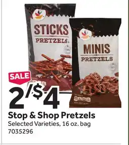 Stop&Shop Stop & Shop Pretzels offer