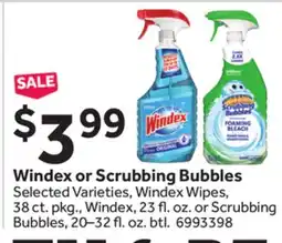 Stop&Shop Windex or Scrubbing Bubbles offer