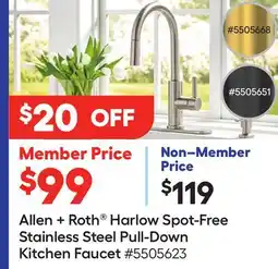 Lowe's Harlow Spot-Free Stainless Steel Pull-Down Kitchen Faucet offer