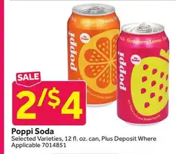 Stop&Shop Poppi Soda offer