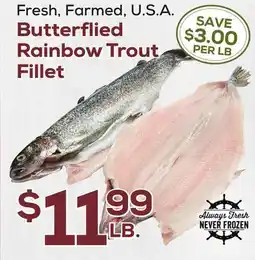 DeCicco & Sons Butterflied Rainbow Trout Fillet offer