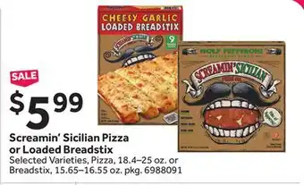 Stop&Shop Screamin' Sicilian Pizza or Loaded Breadstix offer