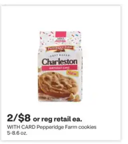 CVS Pepperidge Farm cookies 5-8.6 oz offer