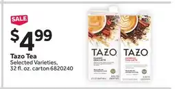 Stop&Shop Tazo Tea offer