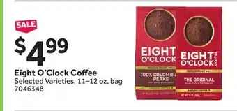 Stop&Shop Eight O'Clock Coffee offer