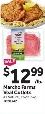 Stop&Shop Marcho Farms Veal Cutlets offer