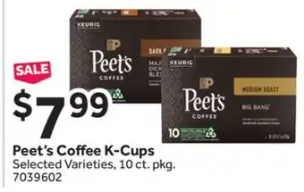 Stop&Shop Peet's Coffee K-Cups offer