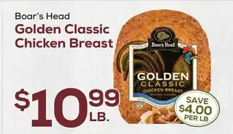 DeCicco & Sons Boar's Head Golden Classic Chicken Breast offer