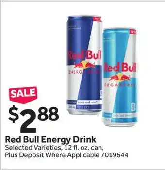 Stop&Shop Red Bull Energy Drink offer