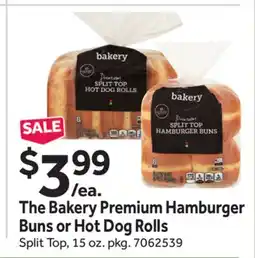 Stop&Shop The Bakery Premium Hamburger Buns or Hot Dog Rolls offer