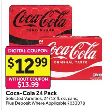 Stop&Shop Coca-Cola 24 Pack offer