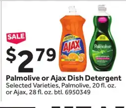 Stop&Shop Palmolive or Ajax Dish Detergent offer