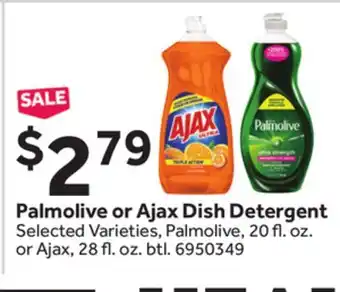 Stop&Shop Palmolive or Ajax Dish Detergent offer