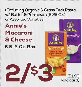 DeCicco & Sons Annie's Macaroni & Cheese, 5.5-6 Oz. Box offer