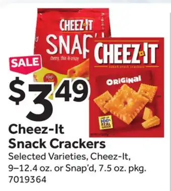 Stop&Shop Cheez-It Snack Crackers offer