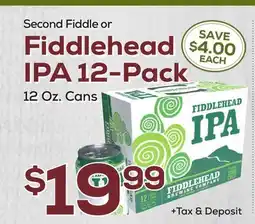 DeCicco & Sons Fiddlehead IPA 12-Pack offer